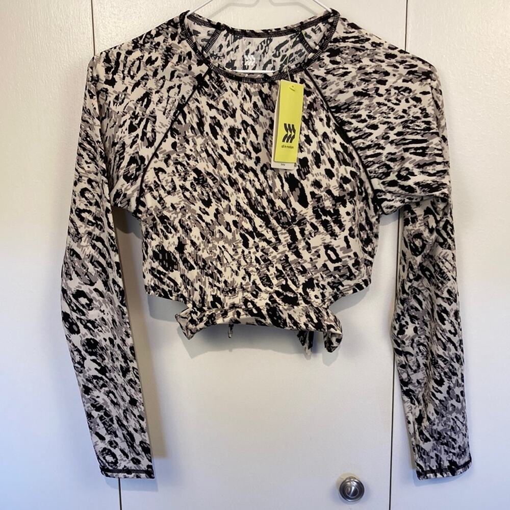 all in motion Woman's Swim Top Size XS Long Sleeve Spandex UV Protection